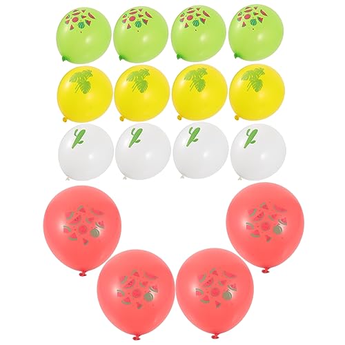 Lurrose 16St hawaiianischer Ballon Gänseblümchen Ballons Kaktusballons tropisch Ballongirlande Helium mottoparty hawaii sommerdeko Zubehör für Partydekoration Hawaii-Partyzubehör Emulsion von Lurrose