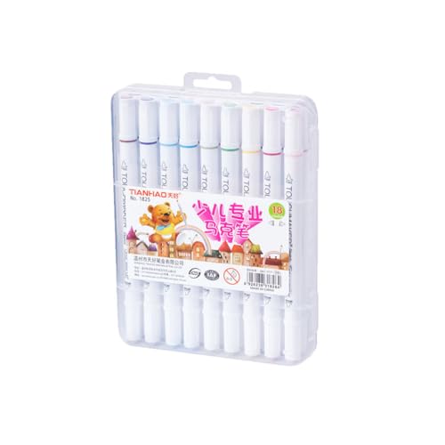 Lurrose 18 Stk Markierungsstift Glitzermarker Glitzer-Textmarker abwaschbare Marker für für kindergeschenke geschenketueten Farbmarker Farbstift malen von Lurrose