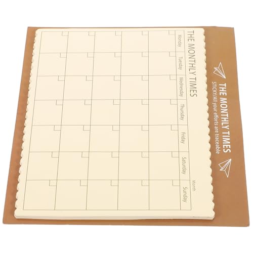 Lurrose 1Stk Geschäftsplan Wochenplaner Whiteboard wöchentlicher Zeitplanblock weiße Tafel digitaler Kalender fünf write board schreintischorganizer täglicher Notizblock Tagesplaner Papier von Lurrose