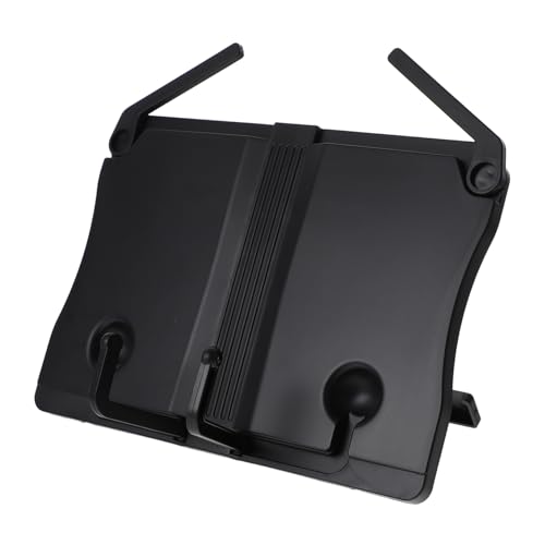 Lurrose 1Stk sieh dir das Bücherregal an Student Lesebuchhalter rezeptbuchständer staffelei Tablet-Halter Stand bookend buchstützen Desktop-Bücherregal Buchhalter für die Schule Abs Black von Lurrose