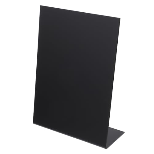 Lurrose 1stk Mini Tafel Schild Namenstafel Büro-schreibtafel Mini-tischtafel Tafel Schreiben Desktop-messageboard Tischtafel Staffelei Bürgersteig Tafelständer Notiztafel Acryl Black von Lurrose