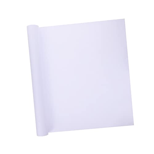 Lurrose 2 Rollen Zeichenpapier Kaschmir Pastell Gerolltes Papier Geschenkpapier Doppelt Whiteboard-papier Planke Lackierbar Kunst Auskleidungspapier Für Wände Bastelpapier Verblassen Weiß von Lurrose