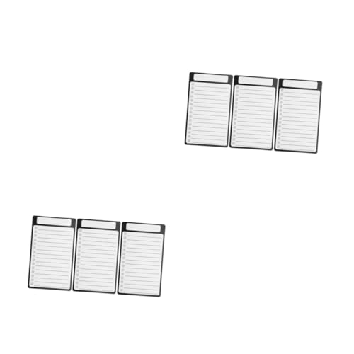 Lurrose 2 Sätze 2 Sets Memo Nachrichtentafel Weiße Tafel Notizblöcke Aufkleber Aufgabendiagramm Für Zuhause Magnetische Trocken Abwischbare Tafel Magnetisches Whiteboard 3 Stück * 2 von Lurrose