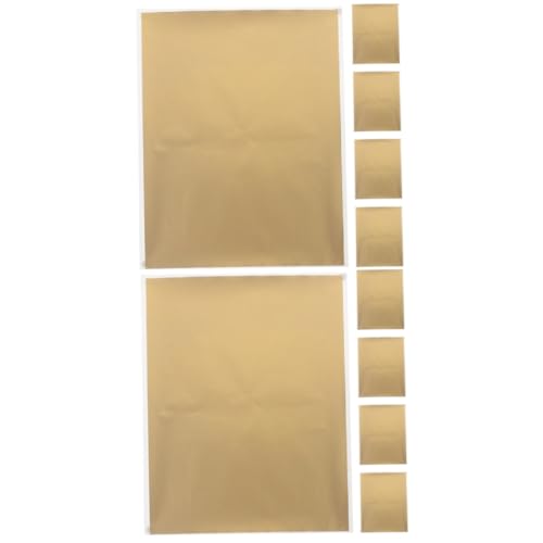 Lurrose 2 Sätze 2 Sets Rubbelkarten Aufkleber Aufkleber Papier Wachssiegel Aufkleber Speisekammer Etiketten Gefrierschrank Etiketten Dankeschön Aufkleber Etiketten Für 5 Stück * 2 von Lurrose