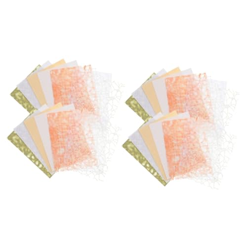 Lurrose 2 Sätze Collage Dekorationspapier bastelideen Handarbeitsmaterial Scrapbook-Verzierungen DIY-Material texturiert farbig für Beige Tagebuchmaterial Papier Bastelpapier Gittergewebe Lurrose 2 Sätze Collage Dekorationspapier bastelideen Handarbeitsmaterial Scrapbook-Verzierungen DIY-Material texturiert farbig für Beige Tagebuchmaterial Papier Bastelpapier Gittergewebe von Lurrose