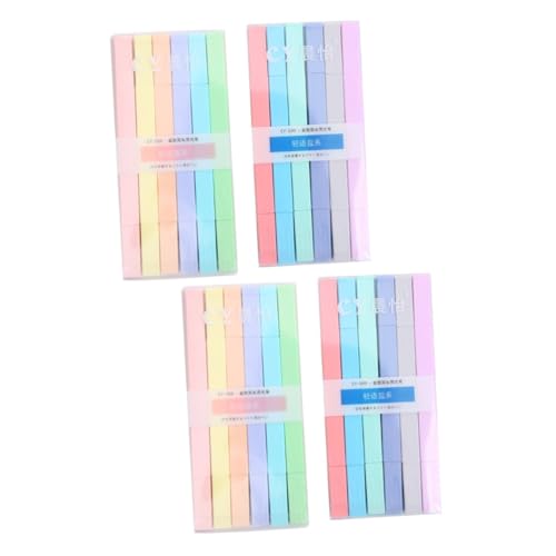 Lurrose 2 Sätze Doppelseitiger Textmarker Briefpapier Set Schreibwaren Set Pastell-textmarker Markierungsstift Für Schüler Textmarker Marker Kunststoffmarker Plastik 12 Stück * 2 von Lurrose