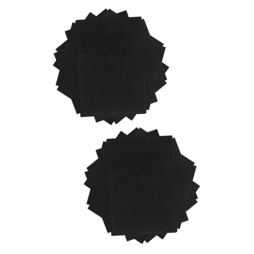 Lurrose 2 Sätze Flash-luftpolsterfolie Glitzerndes Aufkleberpapier Mousse Mini Planke Bastelpapier Schwammmaterial Schwammpapier Selber Machen Schwarze Glitzerkarte Black 10 Stück * 2 von Lurrose