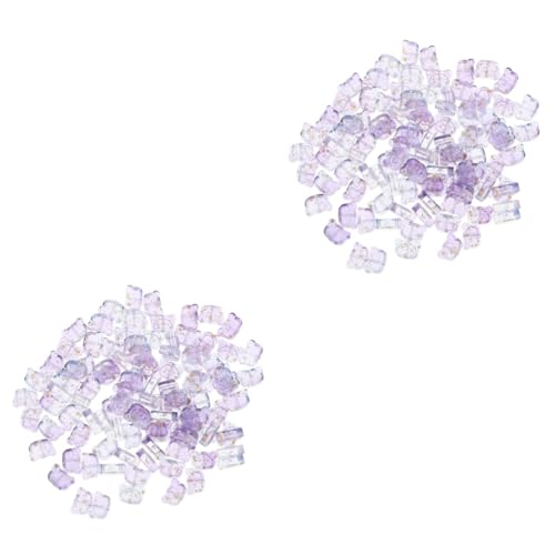 Lurrose 2 Sätze Glasierte Bärenperlen Diy Liefert Tierische Perlen Zubehör Zur Schmuckherstellung Schmuckperlen Süße Tierperlen Perlen Für Diy-schmuck Perlen Tragen Lavender 100 Stück * 2 von Lurrose