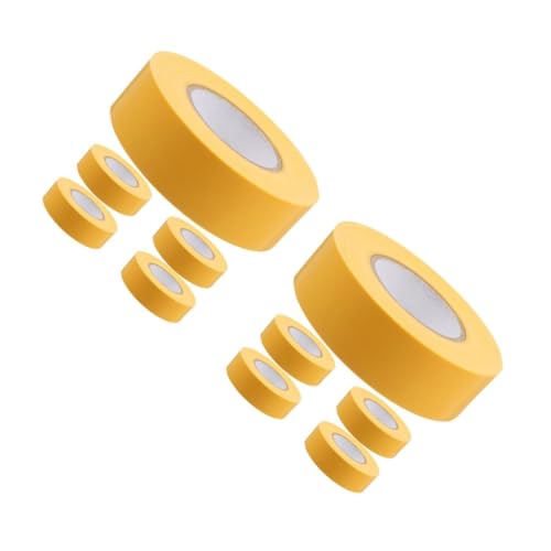 Lurrose 2 Sätze Kein Klebeband Pvc-isolierbänder Elektroband Farbig Farbe Des Isolierbandes Elektrobänder Für Den Innenbereich Elektrisches Kabelband Dünnes Isolierband Yellow 5 Stück * 2 von Lurrose