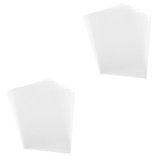 Lurrose 2 Sätze Keine Laminierung Erforderlich Druckpapier Bastelmaterial Druckbare Materialien Weißes Kohlepapier Transparent Laminieren Bedruckbares Material Diy Liefert Pvc 10 Blatt * 2 von Lurrose