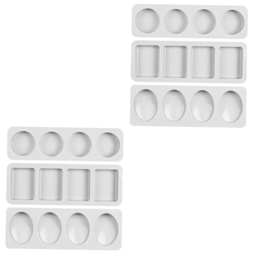 Lurrose 2 Sätze Seifenform Werkzeuge Zur Herstellung Von Seifen Bienenwachs-pellets Silikonform Silikonmuffinformen Kreative Kristall-epoxy-form Silikon Sterben Kieselgel 3 Stück * 2 von Lurrose