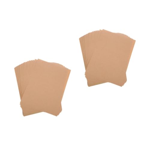 Lurrose 2 Sätze Selbstklebende Nagelaufkleber Aus Kraftpapier Druckpapier Kraftdruckaufkleber Selbstklebende Druckeretiketten Klebrige Etiketten Aus Kraftpapier 50 Blatt*2 von Lurrose