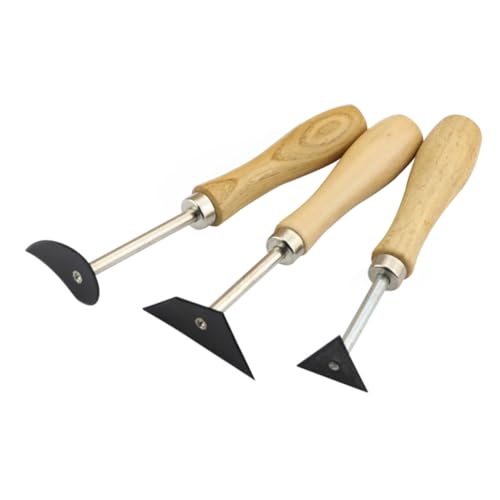 Lurrose 2 Sätze Stoßmesser Aus Ton Art Tool Clay Sculpture Practical Pottery Tool Töpferscheibe Schläger Herstellung Klinge Bausatz Werkzeug Putzset Aus Ton Diy Liefert Holz 3 Stück * 2 von Lurrose