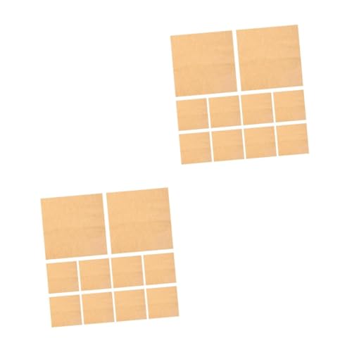 Lurrose 2 Sätze Tonpapier Wiederverwendbare Essenskörbe Kraftpapier Ölabsorbierende Pads Sandwich-wrap Braunes Pergamentpapier Papier Für Lebensmittelkörbe Zellstoff Beige 20 Stück * 2 von Lurrose