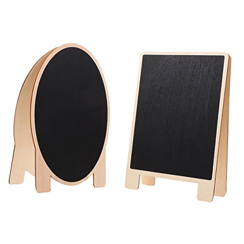 Lurrose 2 Stk Kleine Tafel Platzkarten Lackboard Tafel Staffelei Kleines Tafelschild Hochzeitstafel Tischständer Staffelei-tafeln Für Hochzeiten Schreibtischdekorationen Black Hölzern von Lurrose