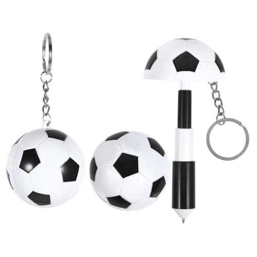 Lurrose 2 Stück Fußball Kugelschreiber Fußball Kugelschreiber Fußball Schreibstift Mini Fußball Kugelschreiber Lustige Lustige Stifte Cooler Stift Fußball Stift Gäste Stift von Lurrose