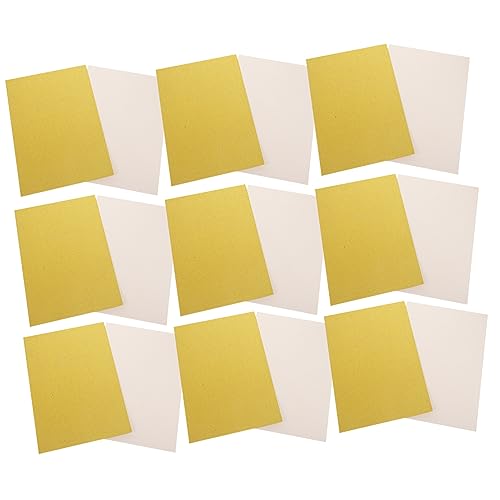 Lurrose 20 Blätter Glitzerpapier basteln papier machen Zubehör für die Kartenherstellung kreativpapier weihnachtsdeko beleuchtet innen DIY liefert DIY-Bastelpapier Papierstau Golden von Lurrose