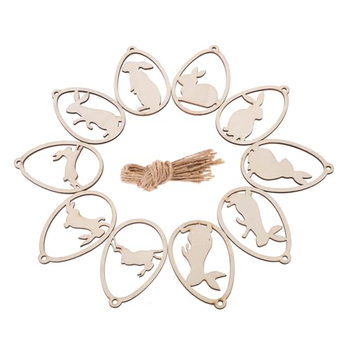 Lurrose Tab Bunny Cutouts 20 Stück Osterdekorationen Holzhandwerk Heimdekoration Lurrose Tab Bunny Cutouts 20 Stück Osterdekorationen Holzhandwerk Heimdekoration von Lurrose