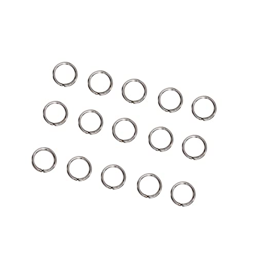 Lurrose 200 Stück Spaltringe Bastel Hardware Ringe Plattiert Offene Biegeringe Kleine Ringe Fotoalbum Ringe Ringe Für Charms Schmuckherstellung Biegering DIY Ring Halskette von Lurrose