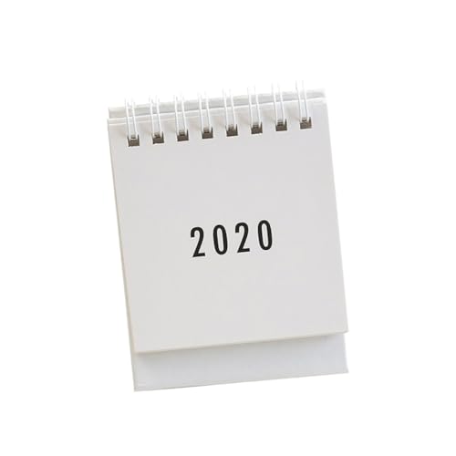 Lurrose 2020 hängender Kalender Schreibtischkalender kreativer Kalender Jahreskalender Kalender für Tagesplaner Stand-Up-Staffelei-Flip-Kalender the office büroradio Memo-Kalender Weiß von Lurrose