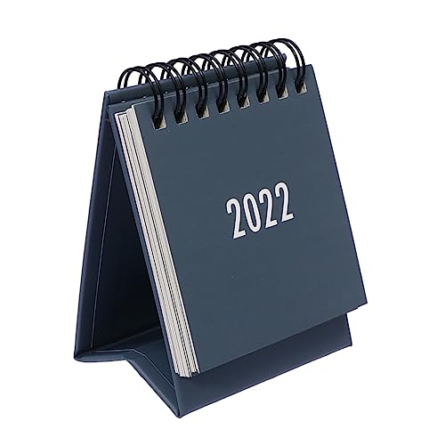 Lurrose 2021 Büro Kalender hängend Schreibtisch Mini Kalender-Notizblock Standkalender tischkalender persönlicher kalender Praktischer Kalender kalendarium jahreskalender Papier Grey von Lurrose