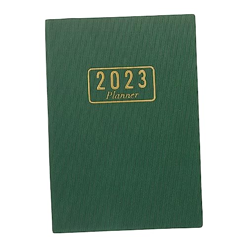 Lurrose 2023 Notizblock Kalenderplaner 2023 Arbeiten Veranstalter Student Schule Zeitplan Buch Projektplaner Wochenplaner 2022-2023 Leistung Geld Spiral- Tag Kasse Leben Kunstleder Green von Lurrose