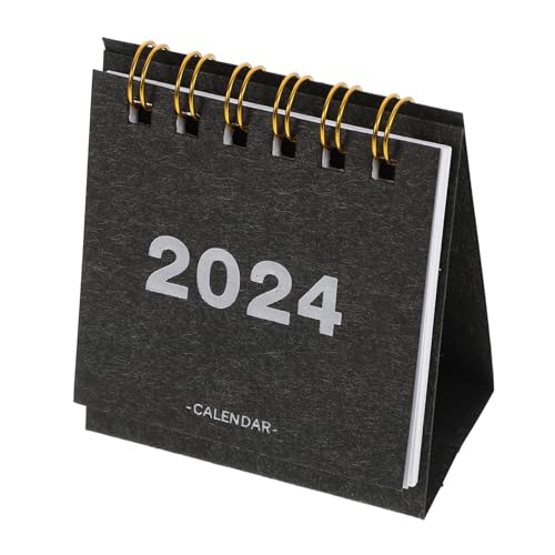 Lurrose 2024 Taschenkalender Tisch-Staffelei- Stehtischkalender Notizblock- Flip-Desk- bürodeko büro dekoration - Wohnkultur Mini- Papier von Lurrose