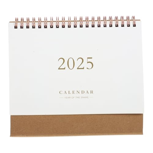 Lurrose 2025 Tischkalender Staffelei Kalender 2025 2024 Flip Kalender Flip Tischkalender Büro Monatskalender Tischkalender Taschenkalender Mini Kalender 2025 Jahreskalender Papier von Lurrose