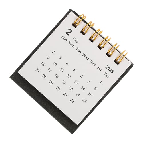 Lurrose 2025 Tischkalender Staffelei Kalender Tischkalender 2025 Stehkalender Standkalender Kleiner Tischkalender 2024–2025 Mini Schreibtischständer Kalender Taschenkalender von Lurrose