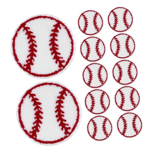 Lurrose 20st Handbuchzubehör Abriebfeste Hutaufnäher Zarte Hutflecken Austauschbare Baseball-patches Mantel Versorgung Mantel-accessoire Kompakte Baseball-patches Handtuchstickerei von Lurrose