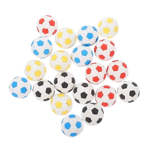 Lurrose 20st Radiergummis Für Jungen Und Mädchen Cartoon Radiergummis Kreative Radiergummis Fußball Radiergummi Lustige Radiergummis Radiergummi Für Schreibwaren Mini-fußballmodell von Lurrose