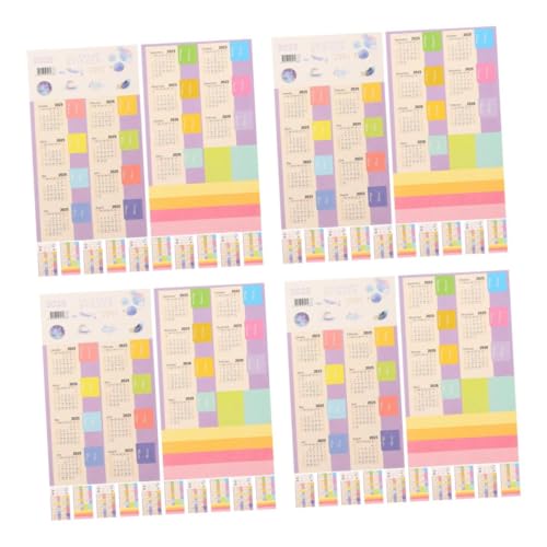 Lurrose 24 Sets Index Aufkleber Etiketten Kalenderaufkleber Buch Index Tabs Notizbuch Aufkleber Zeitplan Kalender Aufkleber Monatliche Tabs Für Planer Klebrige Tabs Buch Tabs von Lurrose