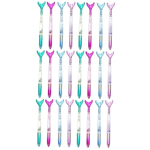 Lurrose 24 Stk Meerjungfrau Kugelschreiber gel schreibstifte gel ink pen kettelstifte Kinderstift Stift zum Schreiben Gelstift für Kinder Stifte beachten Kinder schreiben Stifte Plastik von Lurrose