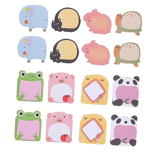 Lurrose 24 Stück Durchsichtige Tier Mini Tiere Doppelte Textmarker Abdeckband Notizblock Marker Siehe Pastelltafel Straßenband Aufbewahrungsaufkleber Schreibwaren Cartoon Stift von Lurrose