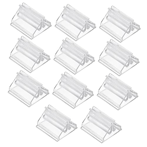 Lurrose 25 Stück Transparente Kleine Kartenhalter Pokerkarten Bildhalter Tischkartenständer Spielkarten Clip Platzkartenhalter Für Tisch Desktop Clips Spielkartenständer von Lurrose