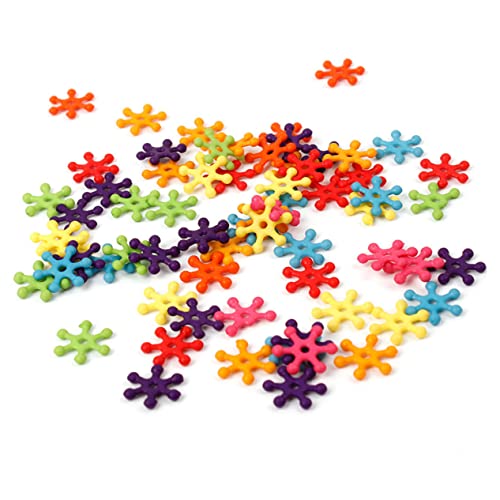 Lurrose 2640pcs Schneeflocke Ornamente Handwerk Dekorationen Schneeflocke Perlen Party Schneeflocke Ornamente für Kinder von Lurrose