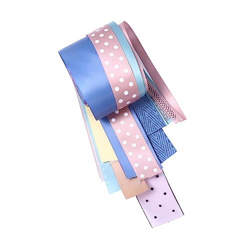 Lurrose 28-Teiliges Set Bandpaket seidenband ribbon coubracelets armband übelkeit uhrarmbänder armbander Zeremonie schwarzes Band Girlanden Stifte Burgund Haarbänder Geschenkband Polyester von Lurrose