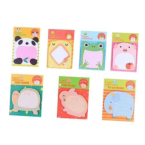 Lurrose 28 Teiliges Tiermotiv Haftnotizen Set Lustige Cartoon Notizen Für Schule Zuhause Und Büro Frosch Schweinchen Kaninchen Elefant Panda Huhn Schildkröte von Lurrose