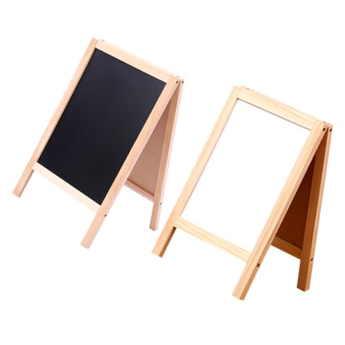 Lurrose 2St Doppelseitige kleine Tafel Schreiben von Tablet-Kindern -Whiteboard Tafeln schreibtafel schreib tablet Schreibtafel für löschbares Whiteboard Holz von Lurrose