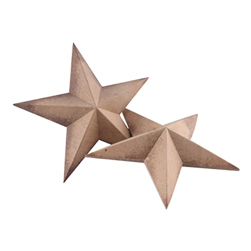 Lurrose 2St Grobe DIY selbst bemalte drei dimensionale fünfzackige Sterne 3D-Holzsterne unfertiges Pentagramm-Modell Pentagramm-Ornament unfertiges Holzpentagramm von Lurrose