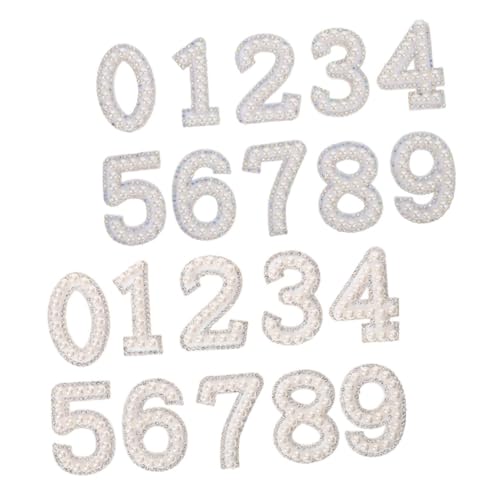 Lurrose 2er-set Perlen-strass-zahlenflicken: 0–9 Perlen-aufbügleraufkleber Zum Selbermachen, Selbstklebende Zahlenflicken, Applikation Für Kleidung, Taschen, Hüte, Schuhe Lurrose 2er-set Perlen-strass-zahlenflicken: 0–9 Perlen-aufbügleraufkleber Zum Selbermachen, Selbstklebende Zahlenflicken, Applikation Für Kleidung, Taschen, Hüte, Schuhe von Lurrose