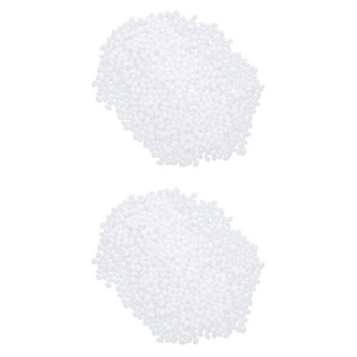 Lurrose 2pcs 1 Thermoplastischer Kristallton Rocailles Formbar Bausatz Gefälscht Polyfill-füllung Perlen Schaumstoffplatte Para Puff Polymorphe Pellets Polymer Lufttrockener Ton Harz von Lurrose