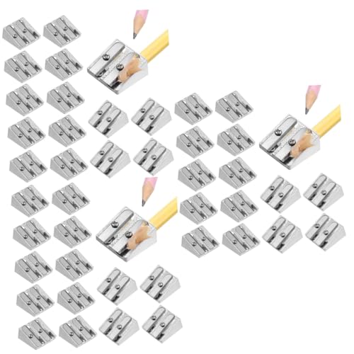 Lurrose 3 Sätze Bleistiftspitzer Aus Aluminiumlegierung Künstler-bleistiftschneider Anspitzer Für Augenbrauenstifte Bleistift Anspitzer Bleistiftanspitzer Bleistift 16 Stück * 3 von Lurrose