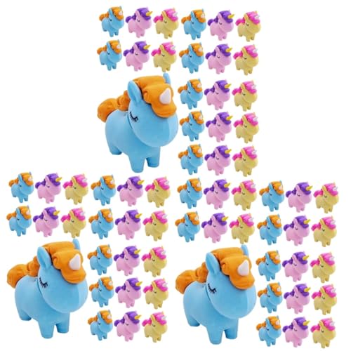 Lurrose 3 Sätze Einhorn Radiergummi Plüsch Spaß Radiergummis Erasers for Süße Radiergummis Schulzeug Entzückende Mini-radierer Geformter Radiergummi 36 Stück * 3 von Lurrose