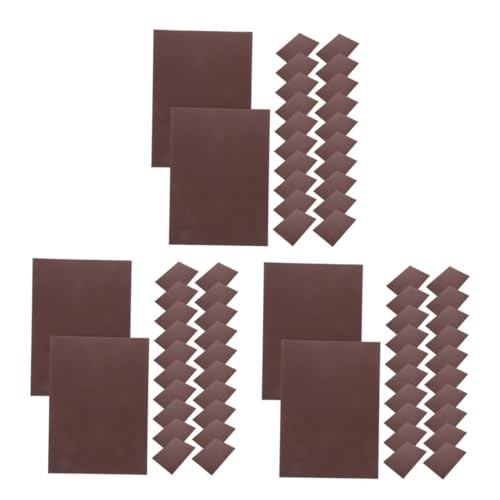 Lurrose 3 Sätze Handbemalter Karton Kartenpapiere A4-papierkarton Malerei Versorgung Handgeschöpftes Papier Diy-papiere Leeres Blatt Origami Diy Papier Coffee 230g Papier 30 Stück * 3 von Lurrose