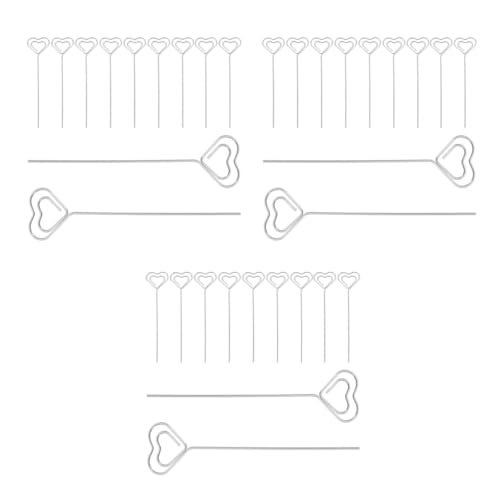 Lurrose 3 Sätze Herzförmiges Nachrichtenfeld Bildhalter Für Tische Clip-tischkartenhalter Herzförmige Blumenpflücker Metallklammer Herzblumenpflücker Fotohalter Silver Eisen 20 Stück * 3 von Lurrose