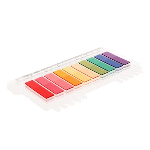 Lurrose 3 Sätze Index-haftnotiz Farbige Seitenetiketten Pfeile Seitenmarkierungen Klebrige Buchetiketten Flaggen Klebriger Index-tab Neon-seitenmarkierung Aufkleber Das Haustier Colorful von Lurrose