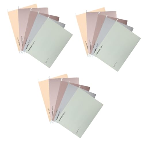 Lurrose 3 Sätze Mappe Taschenordner Draht Trennwände Ende Dokumentieren Büro Würfel Hängeregister-organizer Praktische Dateiordner Inhaber Kiste Colorful Papier 5 Stück * 3 von Lurrose