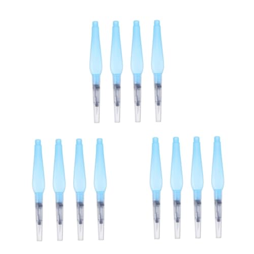 Lurrose 3 Sätze Mit Wasser Gefüllter Nylon-malstift Farbige Pinsel Künstler Pinsel Set Farben Mischen Aquarell Wasserpinsel Nachfüllbarer Pinselstift Kunststoff Blue 4 Stück * 3 von Lurrose