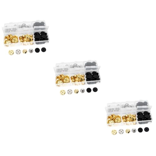 Lurrose 3 Sätze Pin Mat Lock Pin Anstecker Lustiges Wimpel Banner Lustige Pin Anstecker Schlösser Krawattennadel Ohrstecker Hutnadeln Display Magnetische Pinrücken Pin 84 Stück * 3 von Lurrose